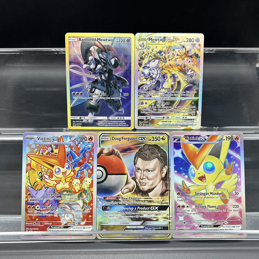 Origami Paper Set - DIY PTCG Collection Card Mewtwo Vstar