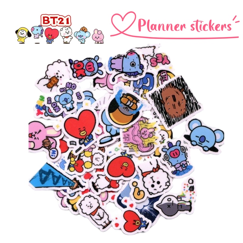 Origami Paper Set - BT21 koya RJ Shooky Mang Tata