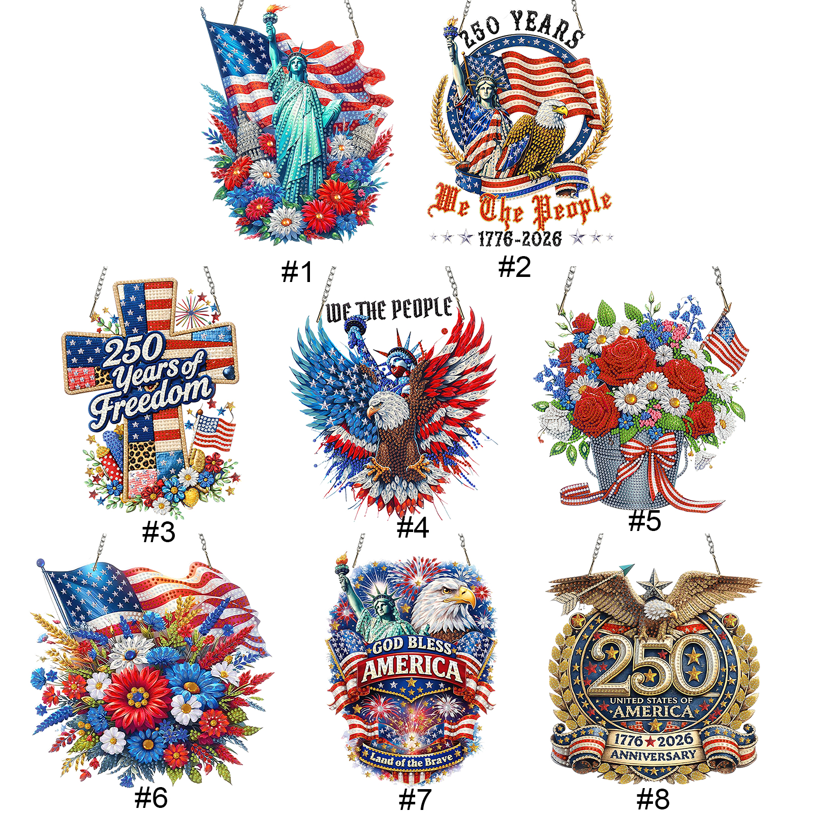 Art And Craft Independence Day - Independence Day 2D Flat DIY Acrylic