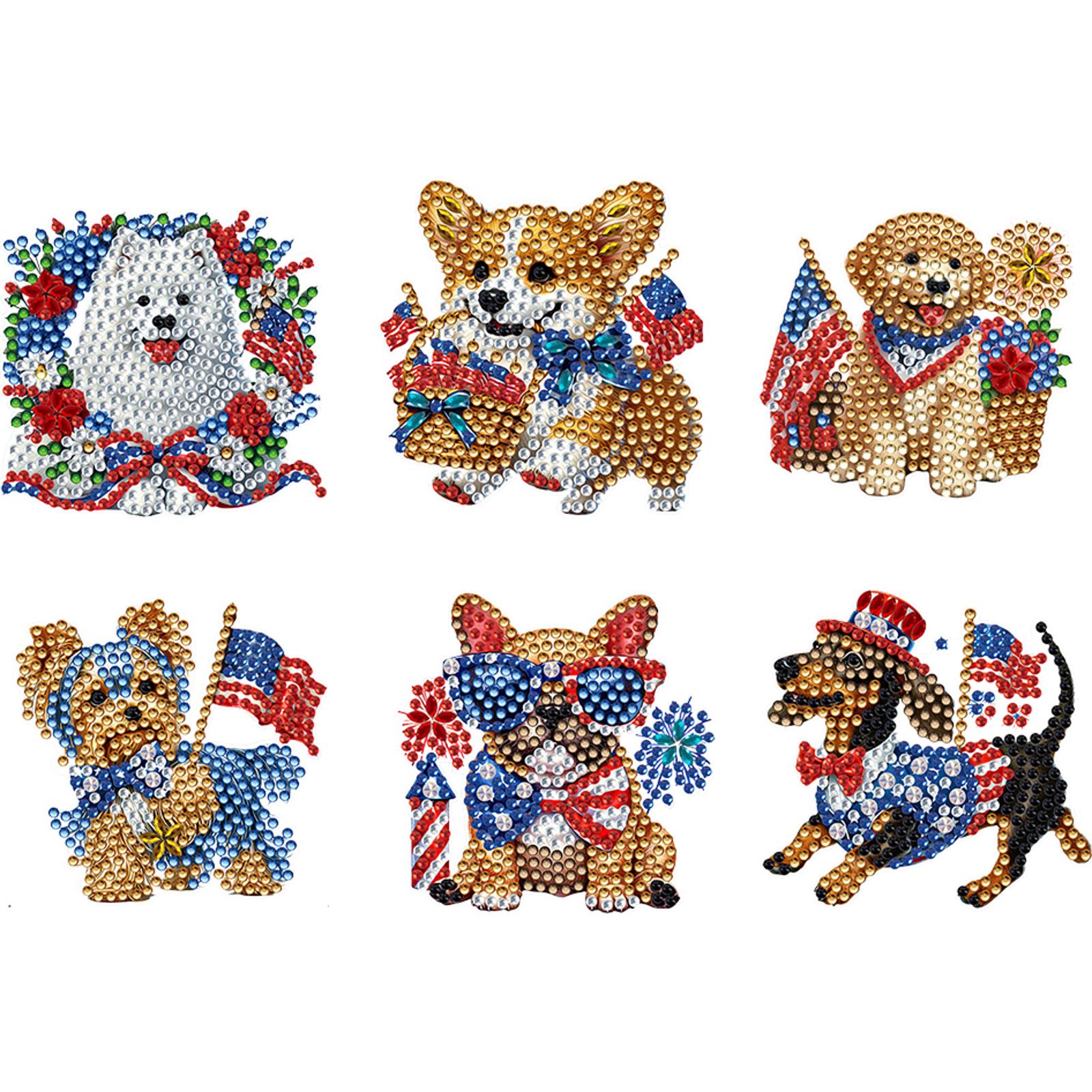 Art And Craft Independence Day - 6pcs 2D/flat Acrylic DIY Independence Day