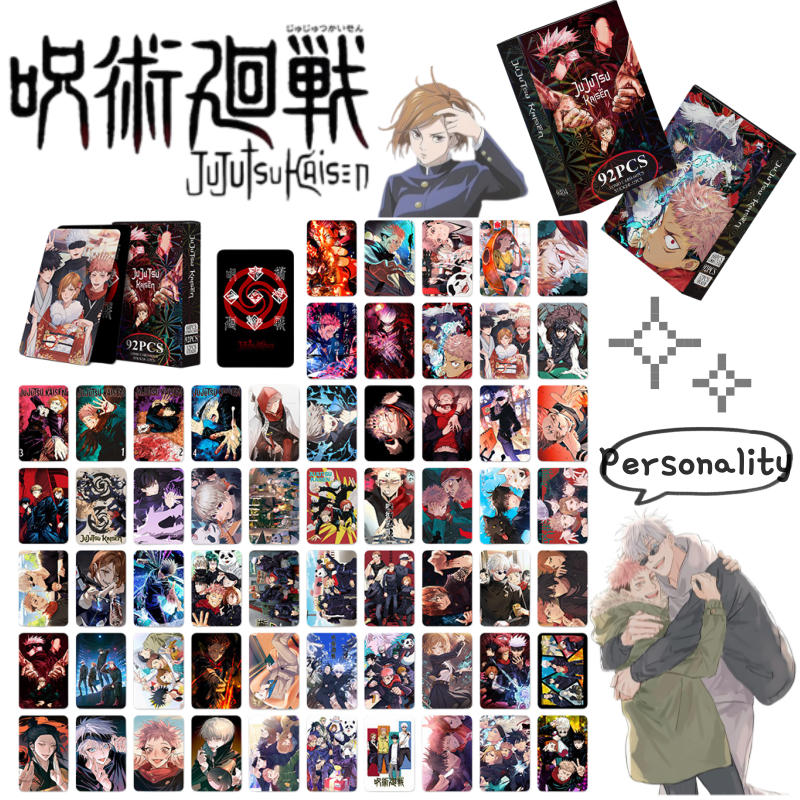 Origami Paper Set - 92pcs Jujutsu Kaisen Yuji Itadori and