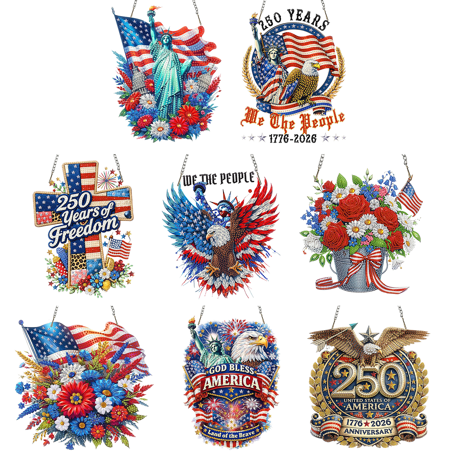 Art And Craft Independence Day - Independence Day 2D Flat DIY Acrylic