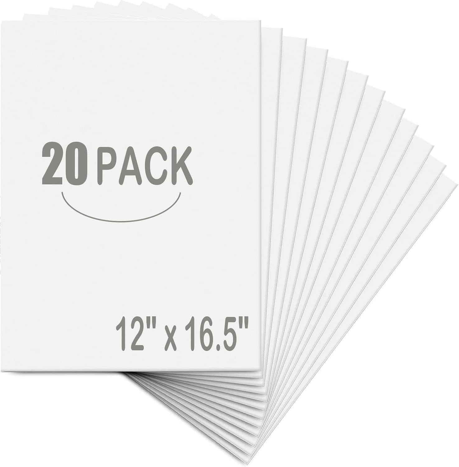School Of Art X Craft - 20 Pack White Foam Board 12