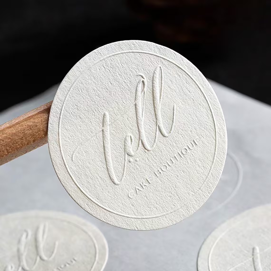 Art Craft Items - 500pcs Custom Logo Stickers Embossed Logo