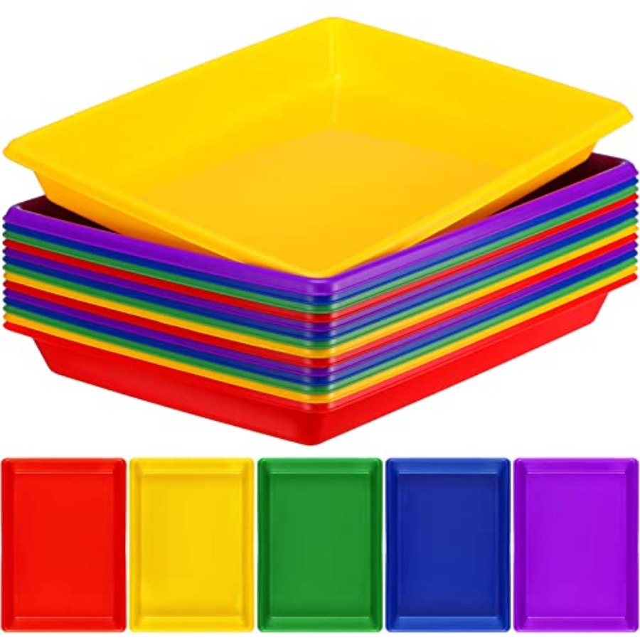 School Of Art X Craft - 15 Pcs Activity Plastic Art Trays