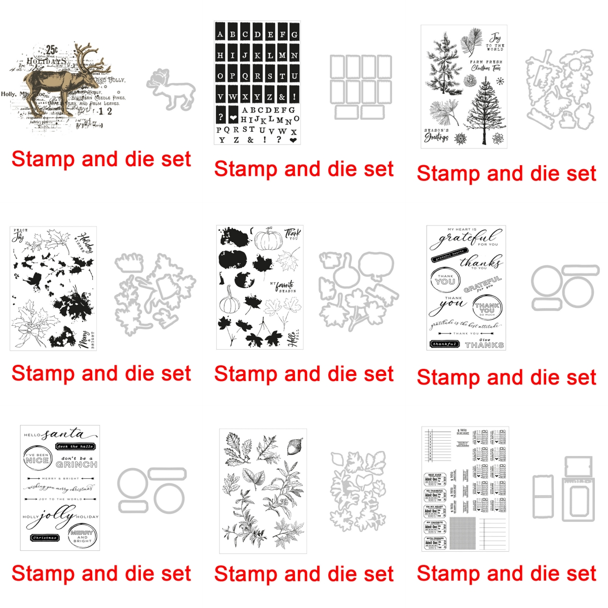 Letter S Art Craft - Plants Metal Cutting Dies and Stamps