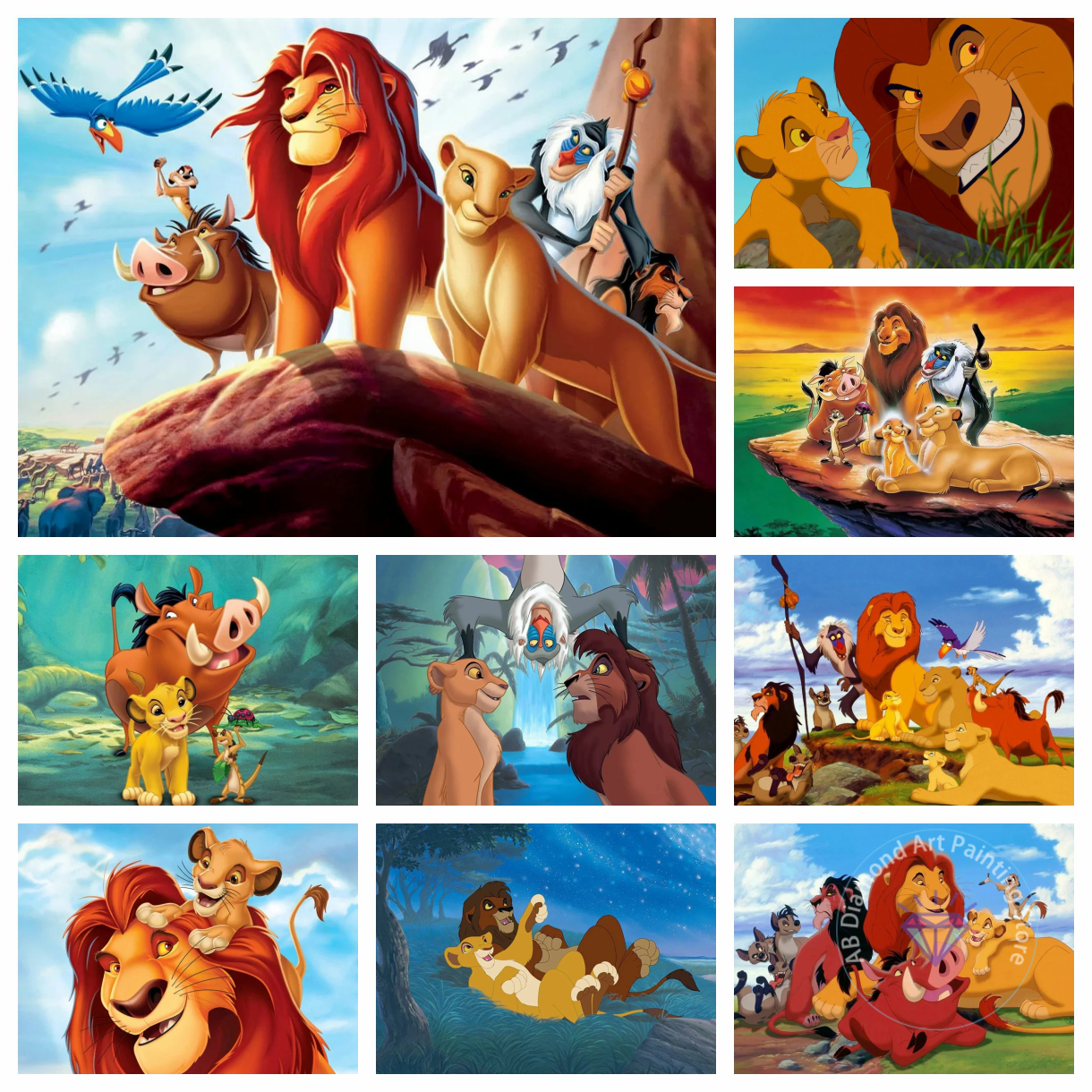 Art Craft Lion - The Lion King AB Diamond Painting