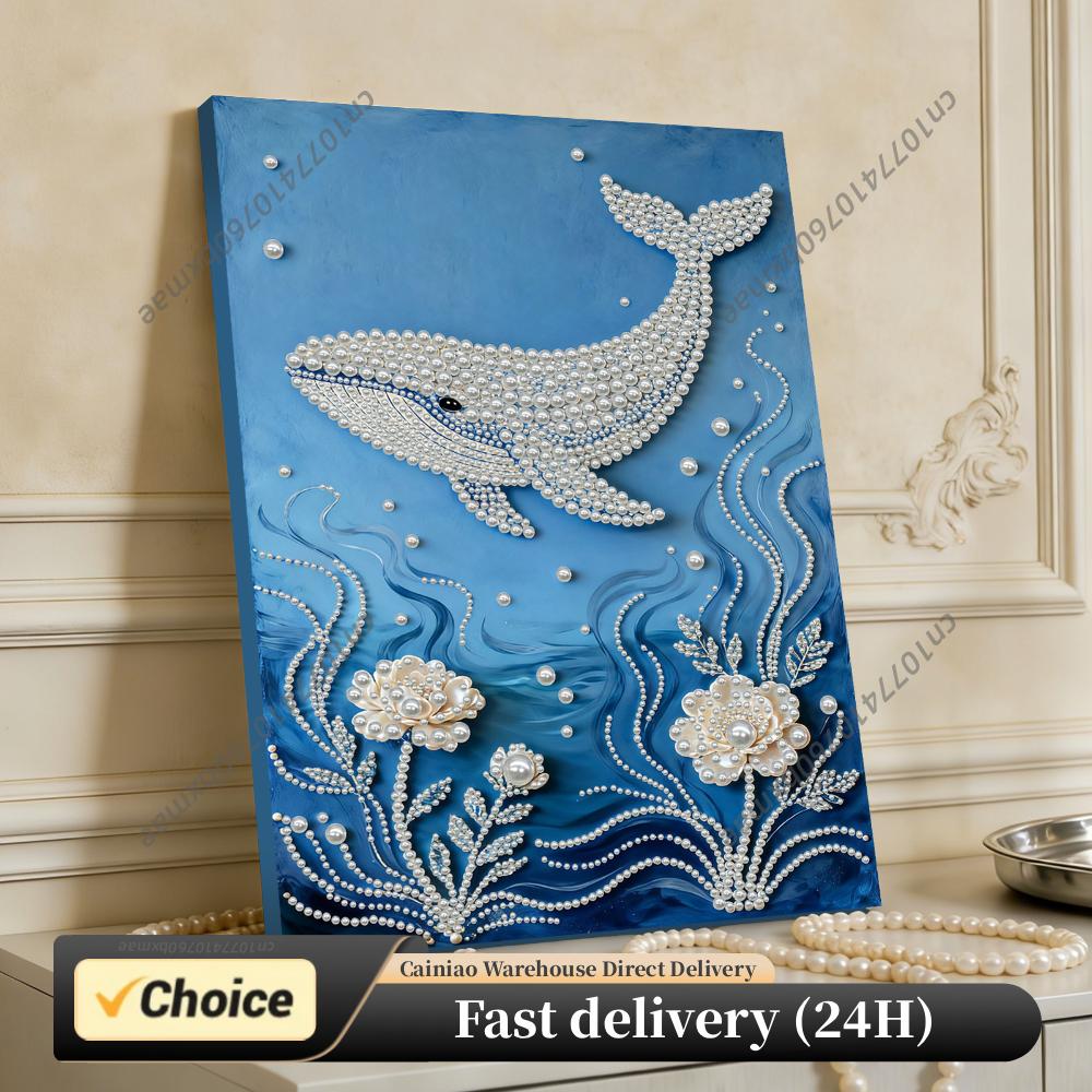 Art Craft Idea - DIY Pearl Diamond Dots Paintings Picture