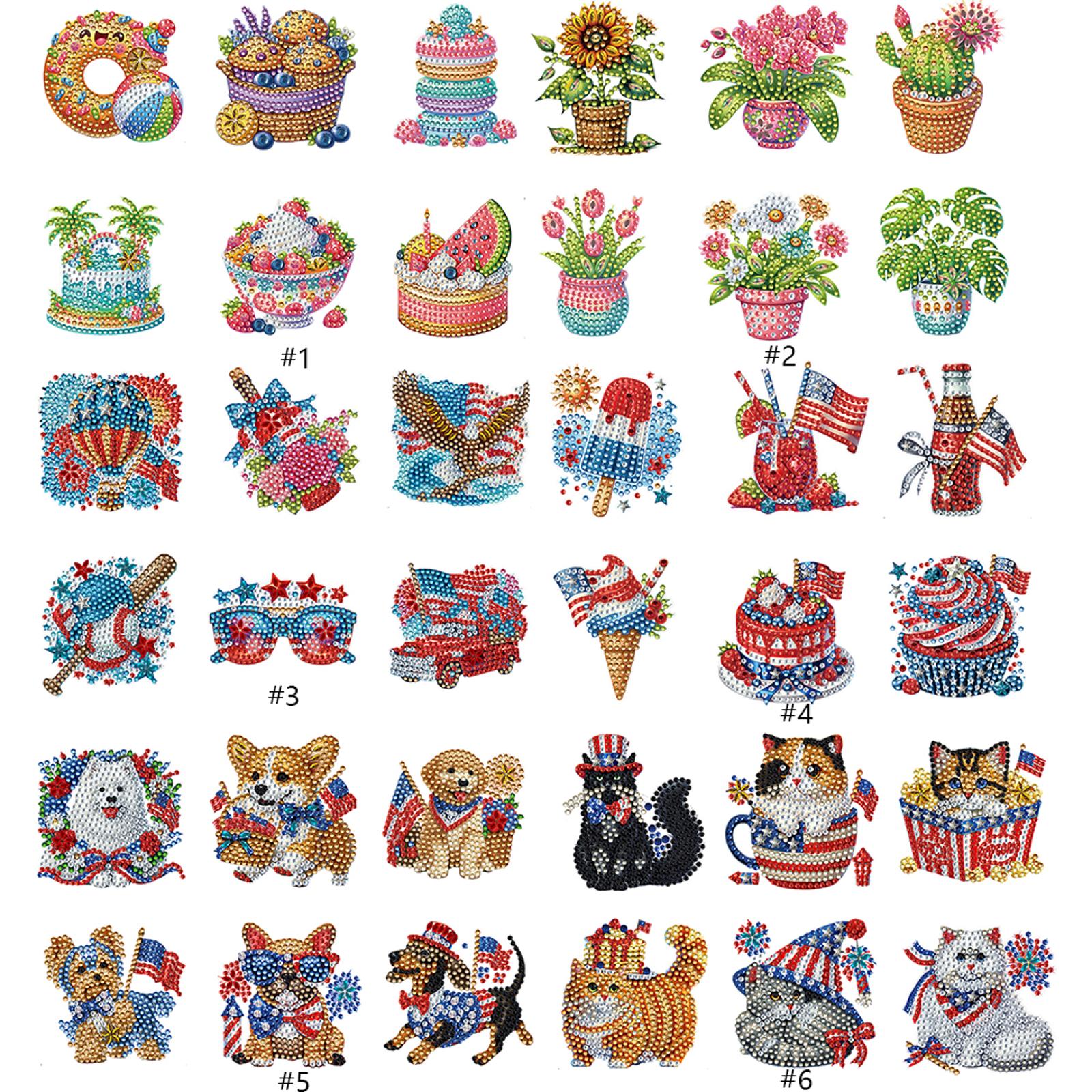 6pcs 2D/flat Acrylic DIY Indep - Art And Craft Independence Day ulasan dan harga