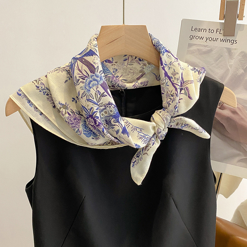 1PCS 70cm Leaf Pattern Silk Sc - Art Craft Bag ulasan dan harga