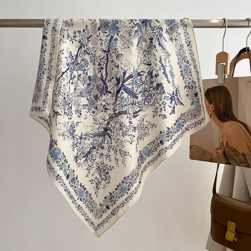 1PCS 70cm Leaf Pattern Silk Sc - Art Craft Bag ulasan dan harga