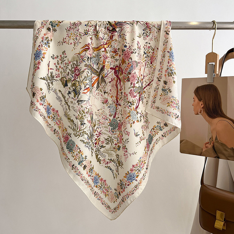 1PCS 70cm Leaf Pattern Silk Sc - Art Craft Bag ulasan dan harga