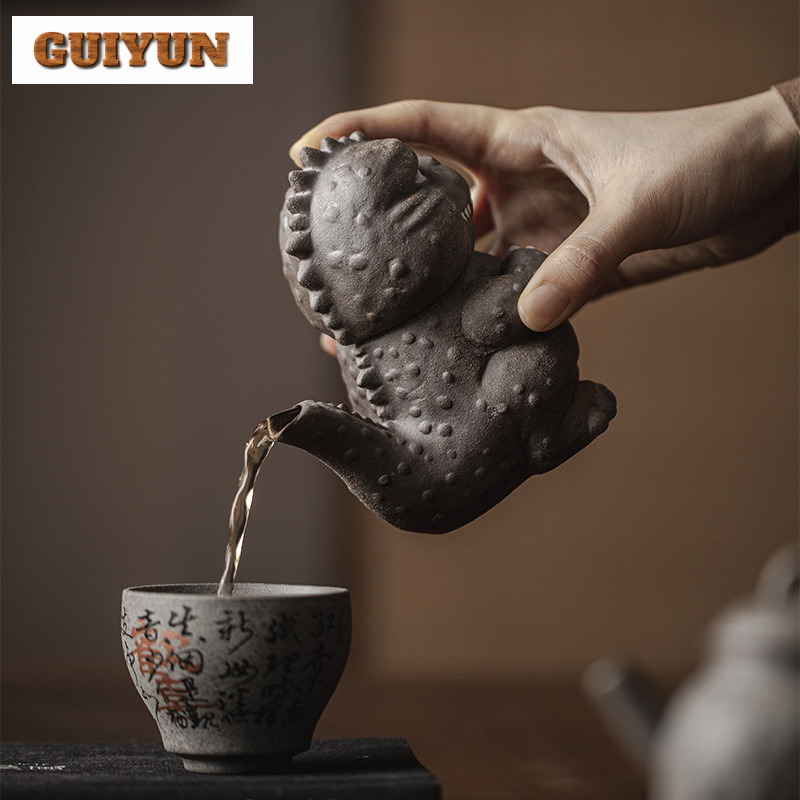 200ML Rough Pottery Handmade S - Dinosaur And Craft ulasan dan harga