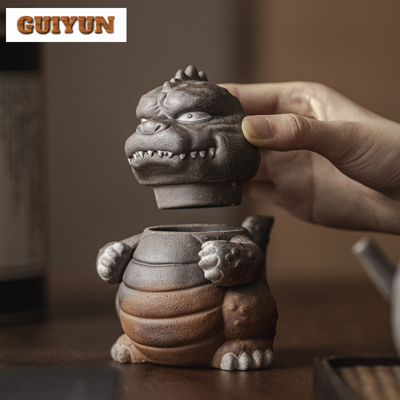 200ML Rough Pottery Handmade S - Dinosaur And Craft ulasan dan harga