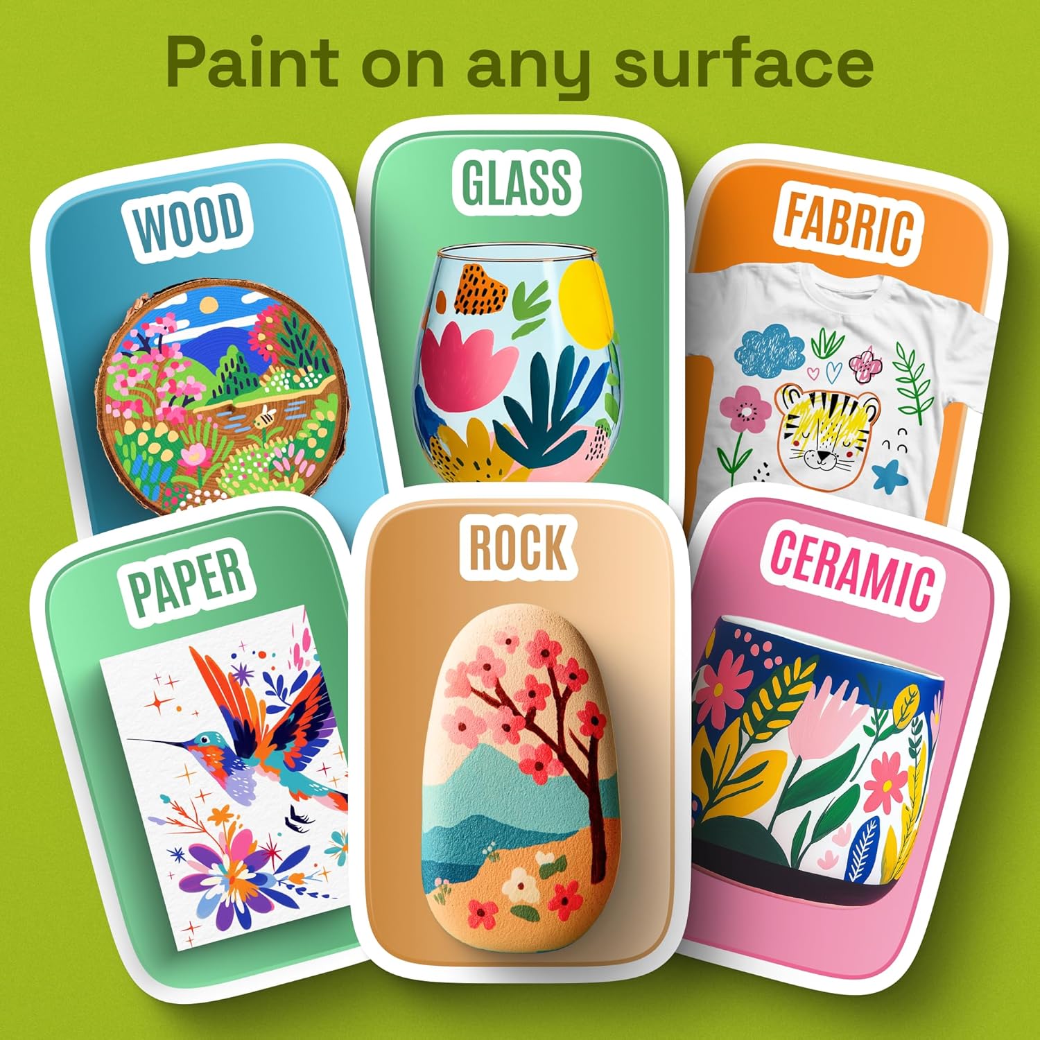 24 Dual-Tip Acrylic Paint Mark - Art Craft Ideas For Kids ulasan dan harga