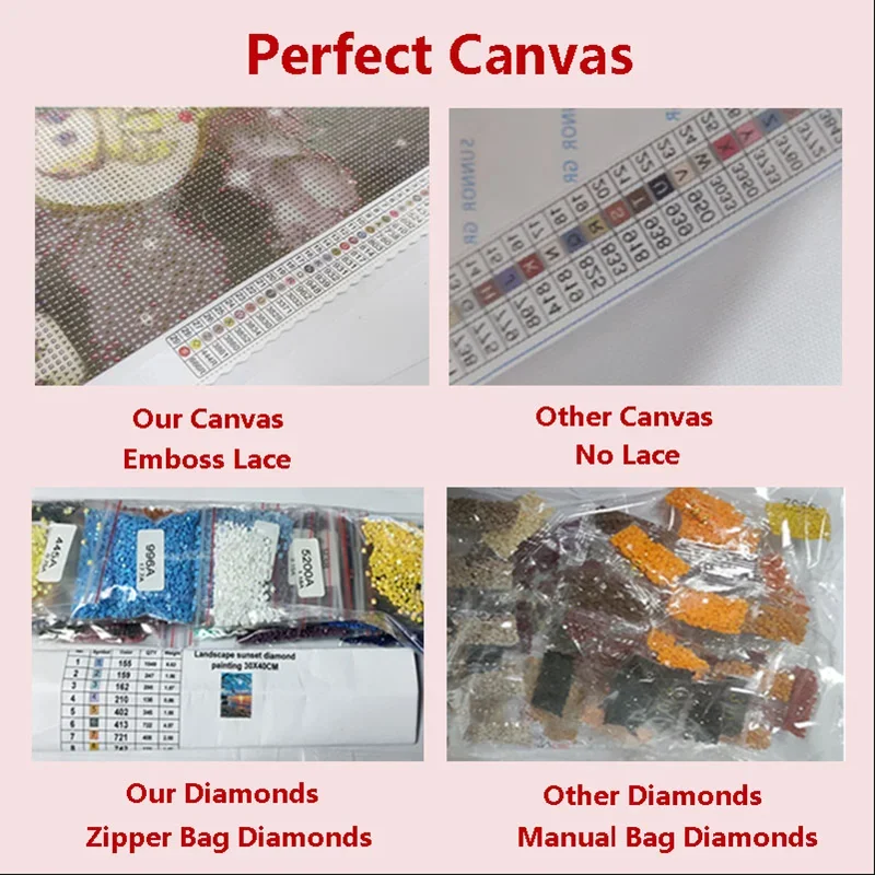 AB Diamond Painting Kits Color - Art Craft Lion ulasan dan harga