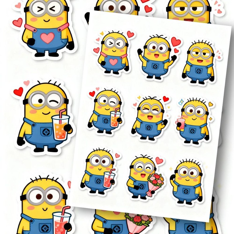 New Minions Despicable Me Kevi - Origami Paper Set ulasan dan harga