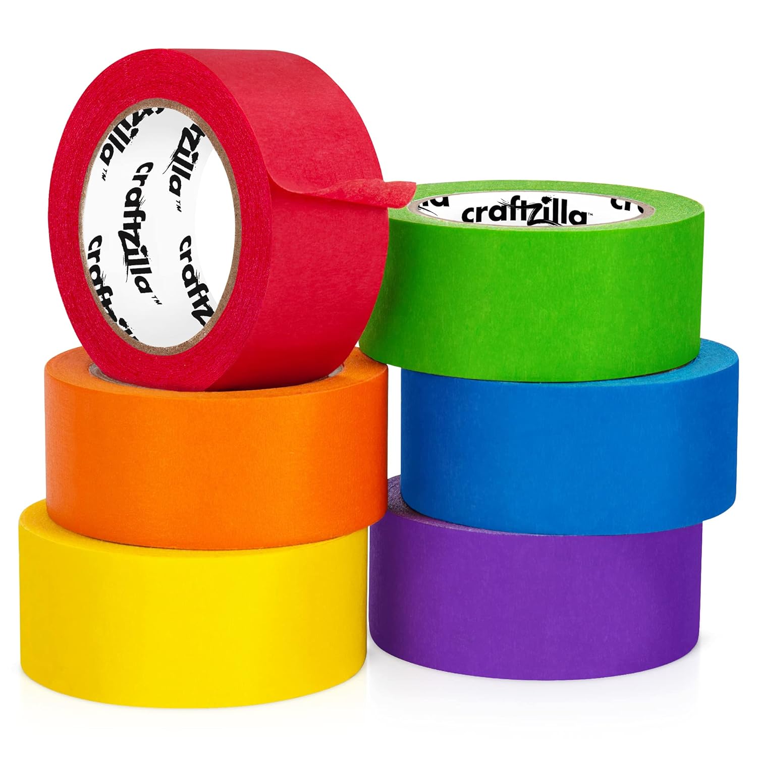 6 Roll Colorful Masking Tape S - School Of Art X Craft ulasan dan harga