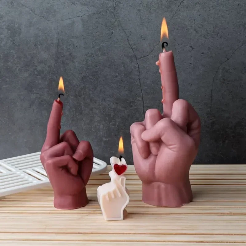 3D Middle Finger Silicone Mold - Art Craft Idea ulasan dan harga