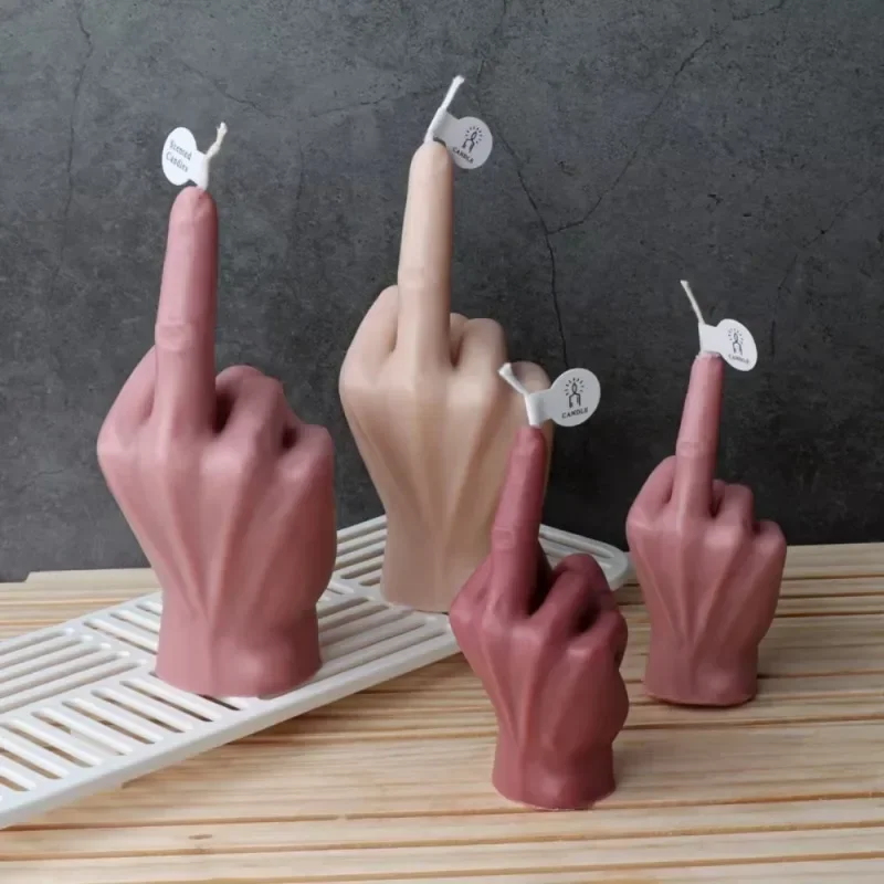 3D Middle Finger Silicone Mold - Art Craft Idea ulasan dan harga