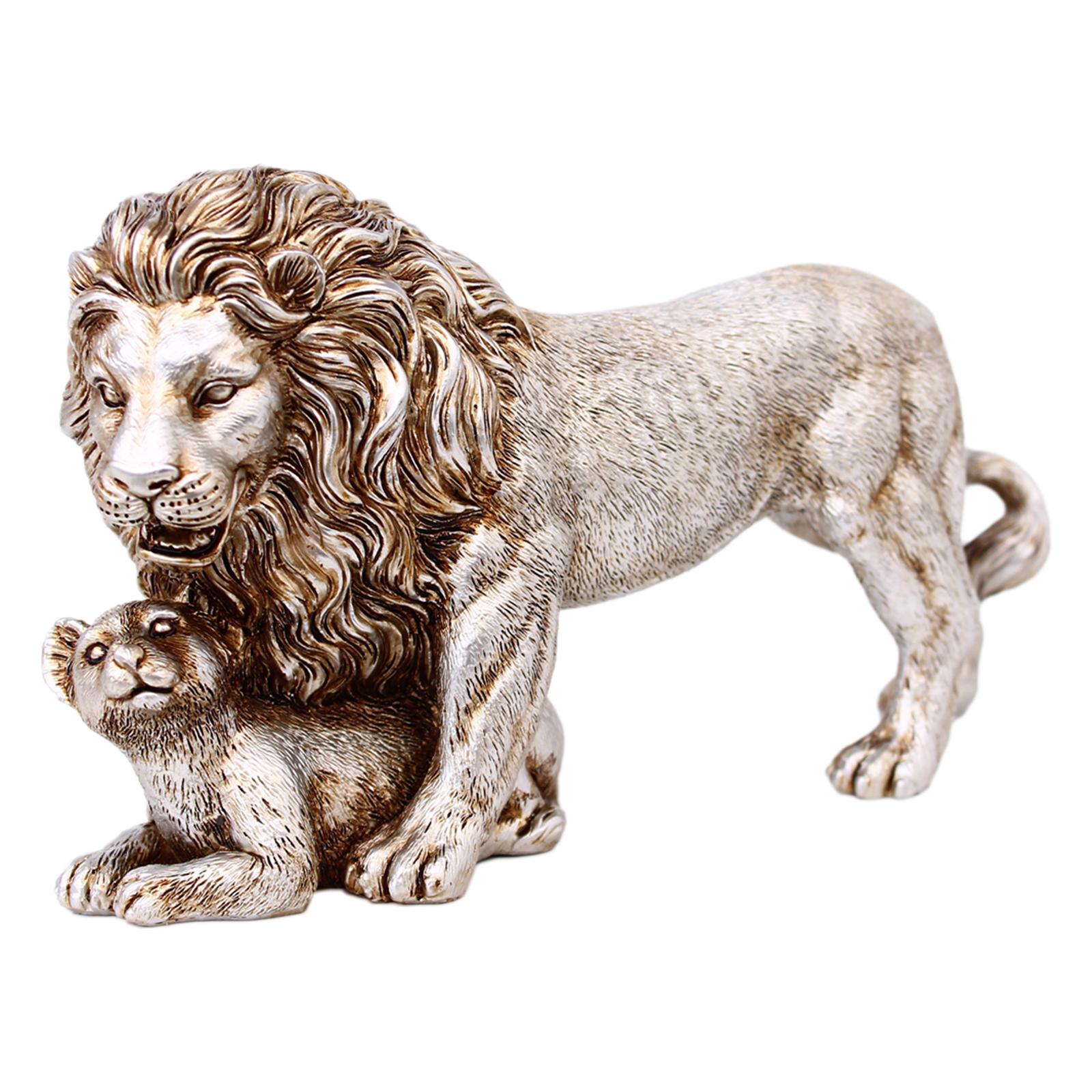 Lion Statue Home Decoration Ar - Art Craft Lion ulasan dan harga