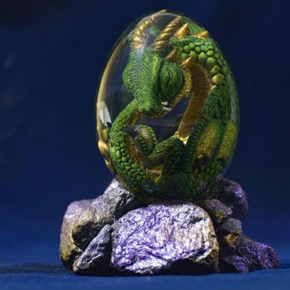 Lava Dragon Egg Statue With St - Dinosaur And Craft ulasan dan harga