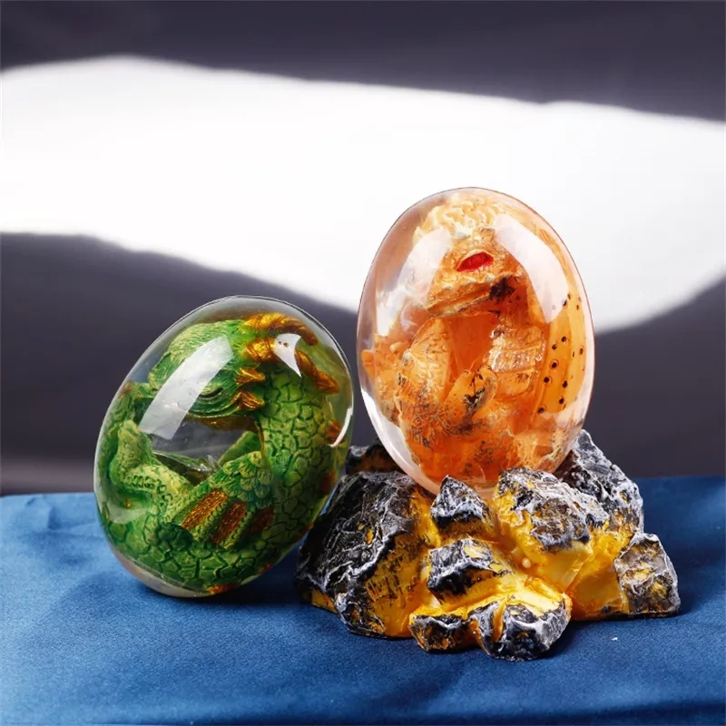 Lava Dragon Egg Statue With St - Dinosaur And Craft ulasan dan harga