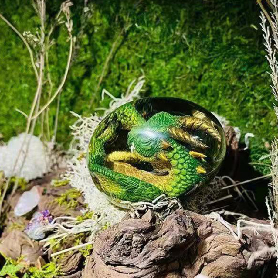 Lava Dragon Egg Statue With St - Dinosaur And Craft ulasan dan harga