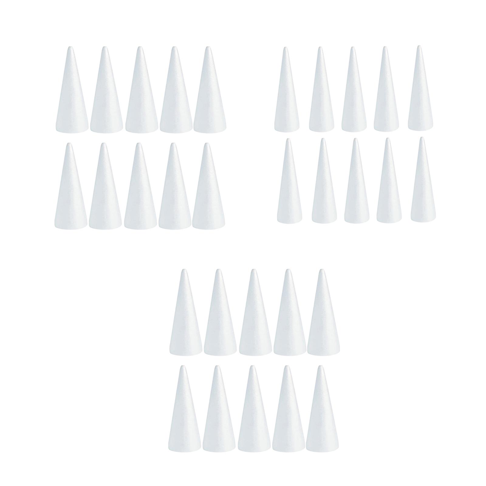 10Pcs Craft Foam Cones Decorat - Art And Craft Xmas Tree ulasan dan harga