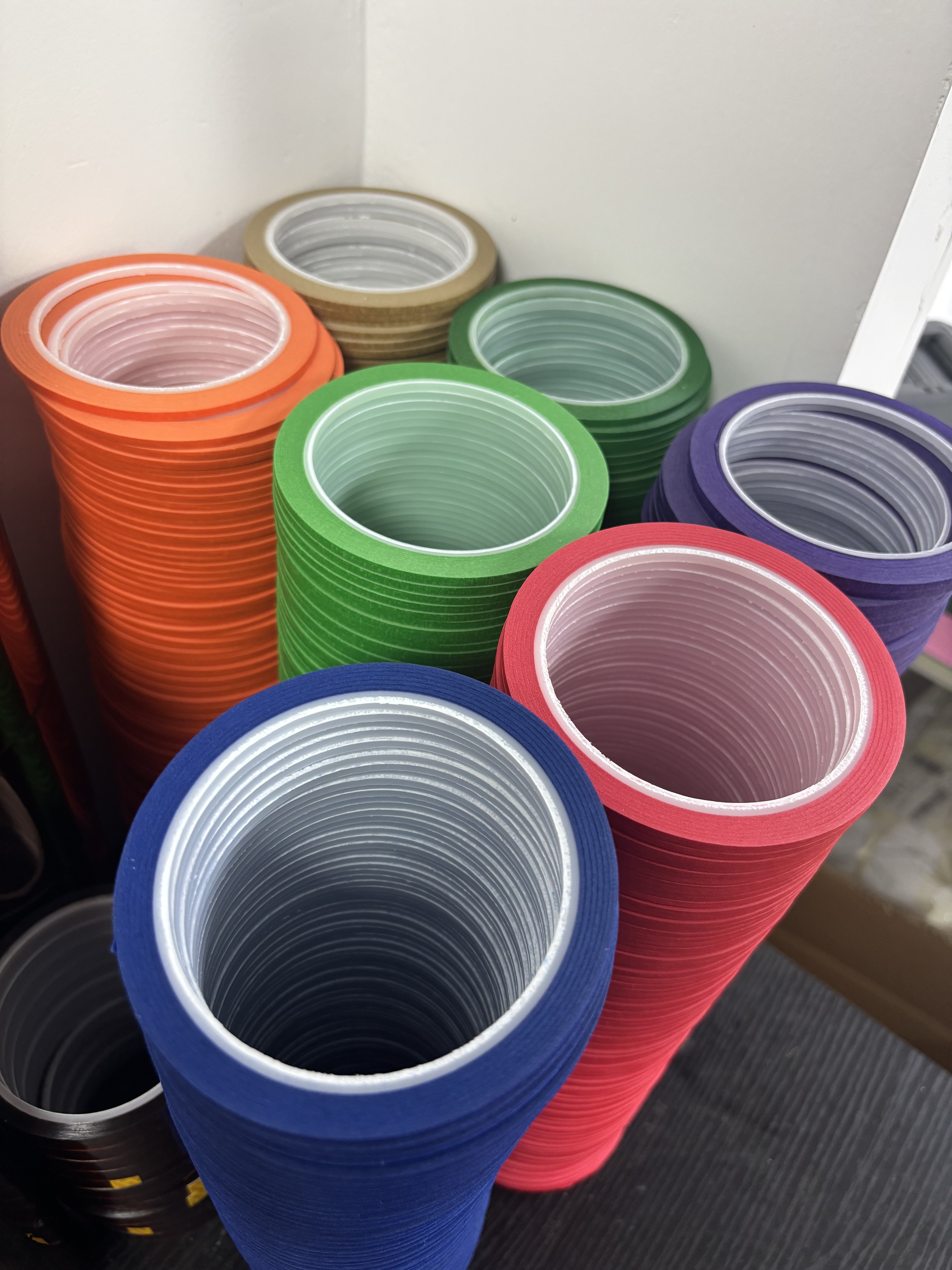 12ROLLS Rainbow Colored Maskin - School Of Art X Craft ulasan dan harga