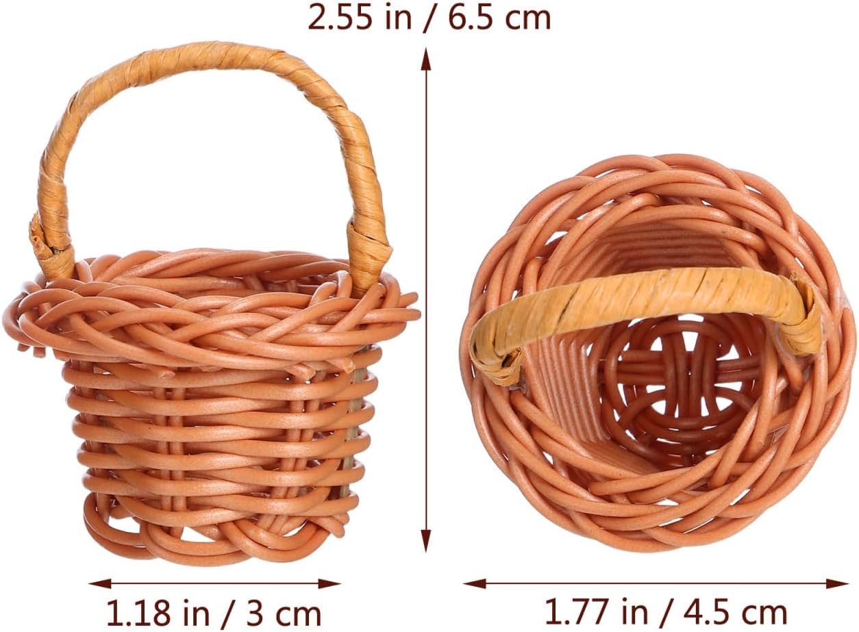 10 Pack Mini Woven Baskets wit - School Of Art X Craft ulasan dan harga