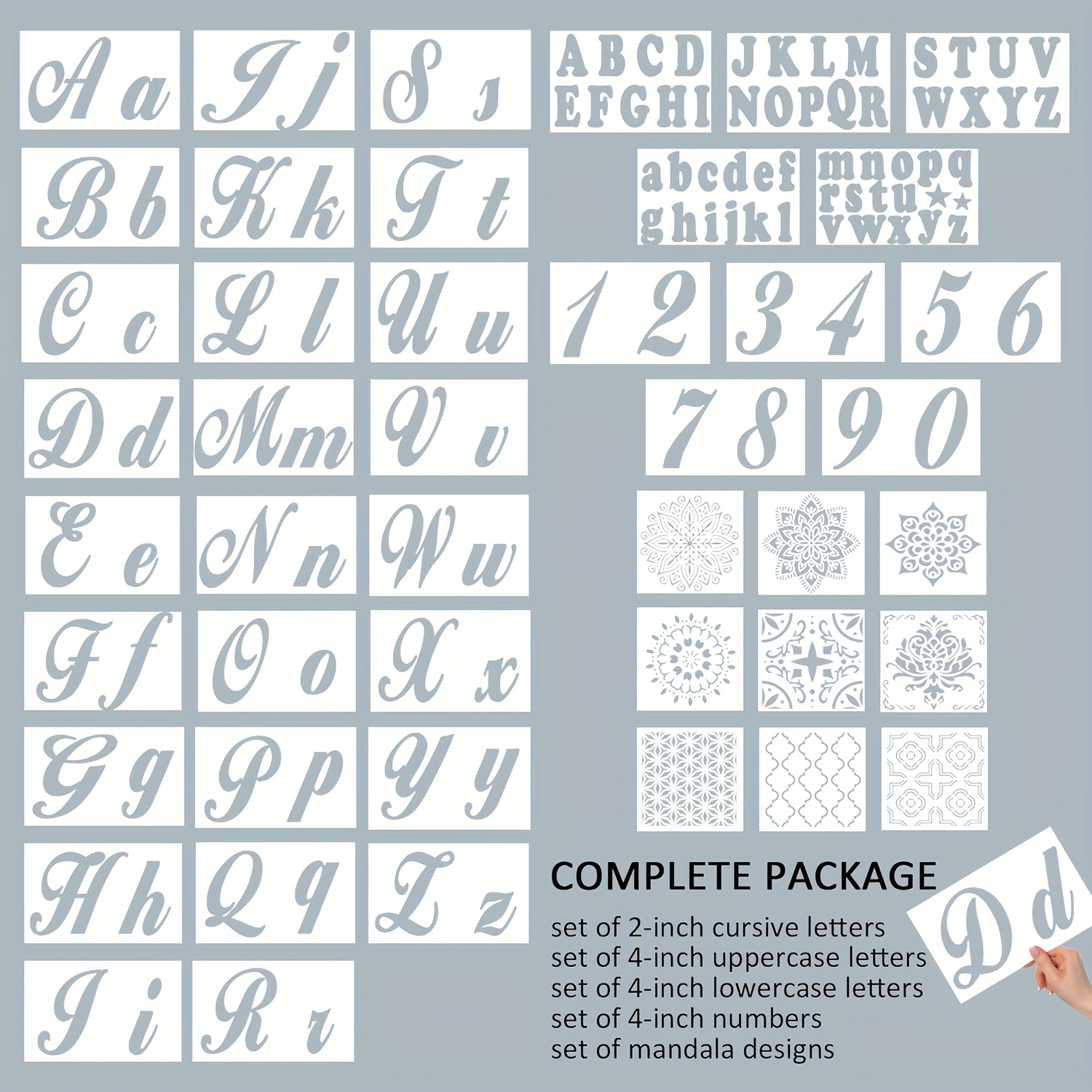 124 Alphabet Numbers & Mandala - Letter S Art Craft ulasan dan harga