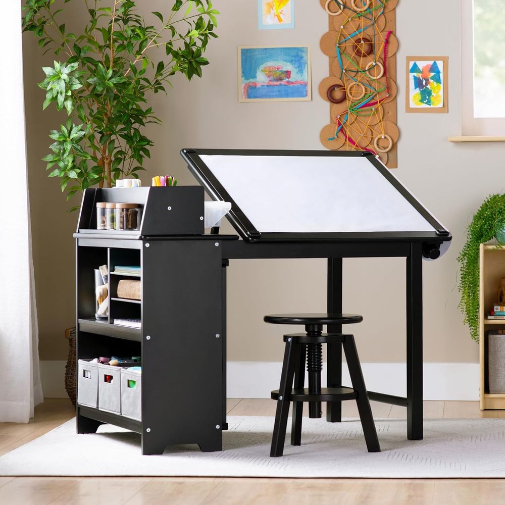3-in-1 Children's Art Table an - Art & Craft Zone ulasan dan harga