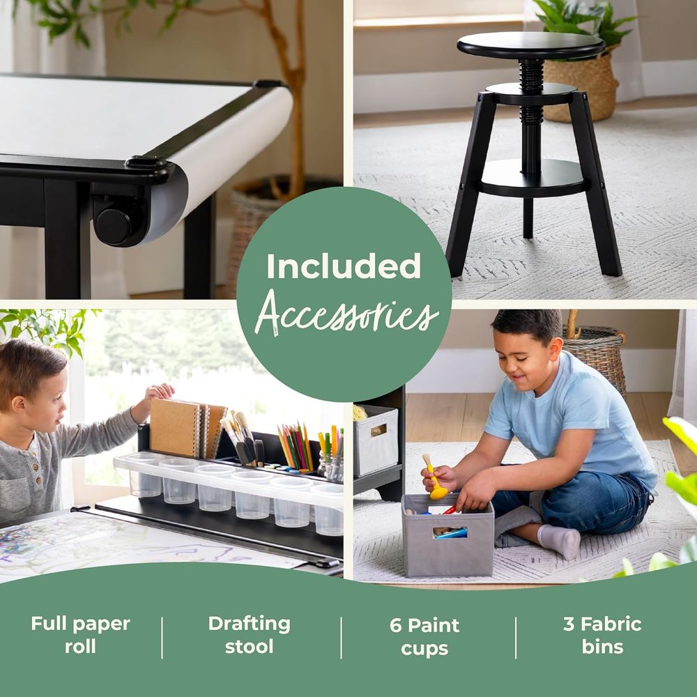 3-in-1 Children's Art Table an - Art & Craft Zone ulasan dan harga
