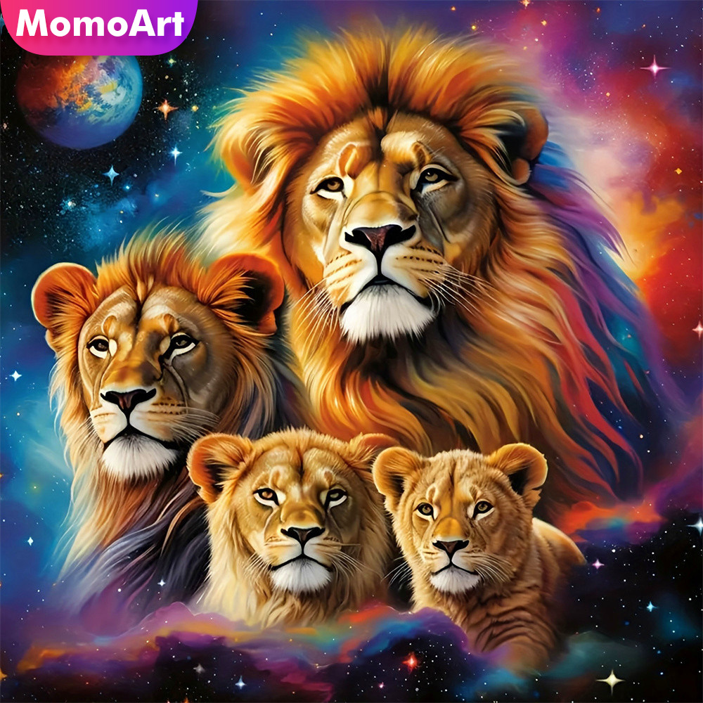 Momoart Diamond Painting Lions - Art Craft Lion ulasan dan harga