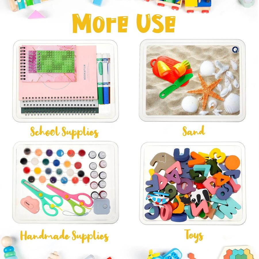 24 Pcs Plastic Art Trays 11 x  - School Of Art X Craft ulasan dan harga