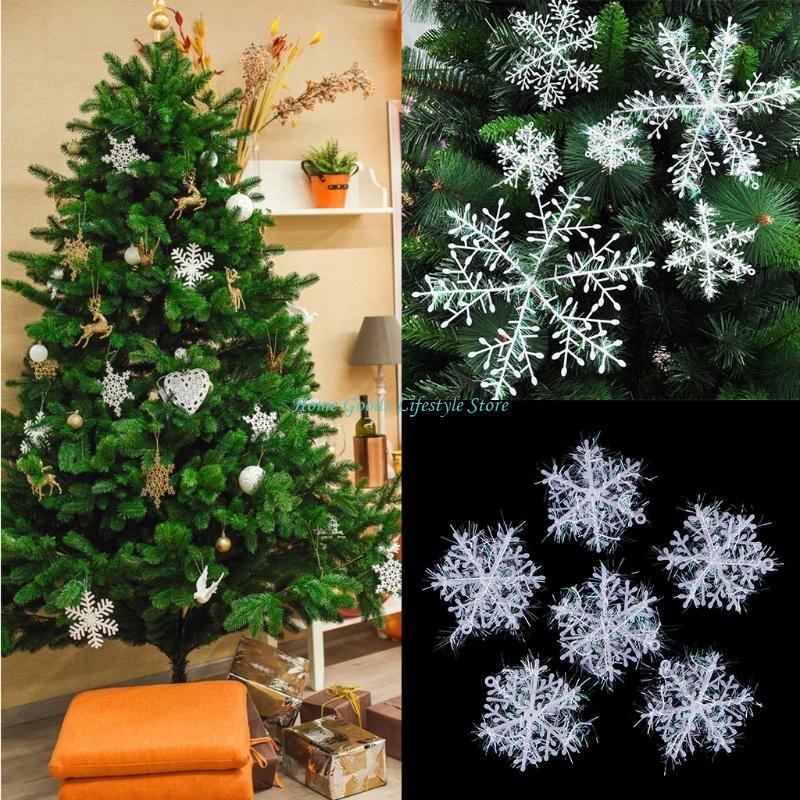 E74E Christmas Snowflake Ornam - Art And Craft Xmas Tree ulasan dan harga