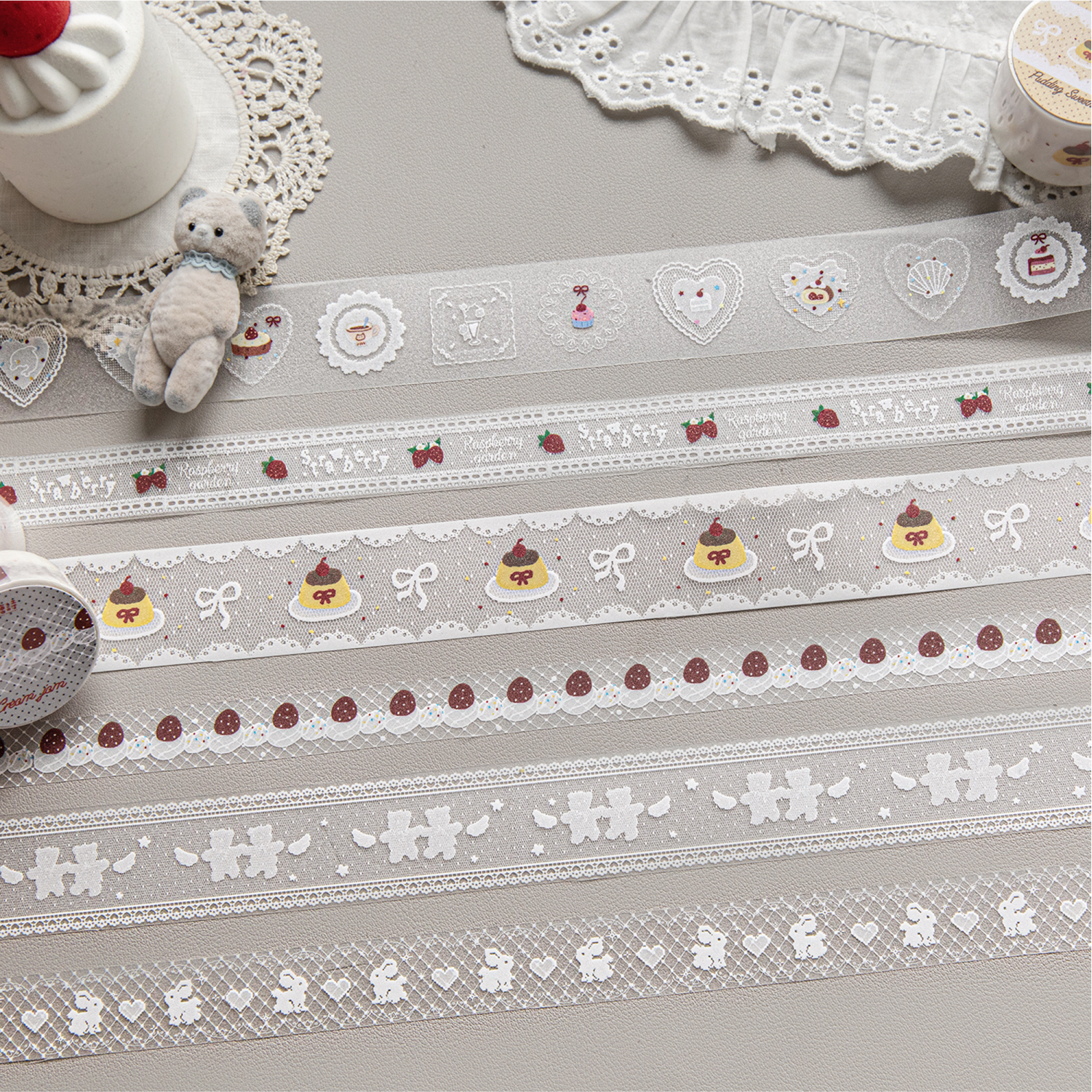 20/30mm*2m lace border PET Tap - Art Craft Journals ulasan dan harga