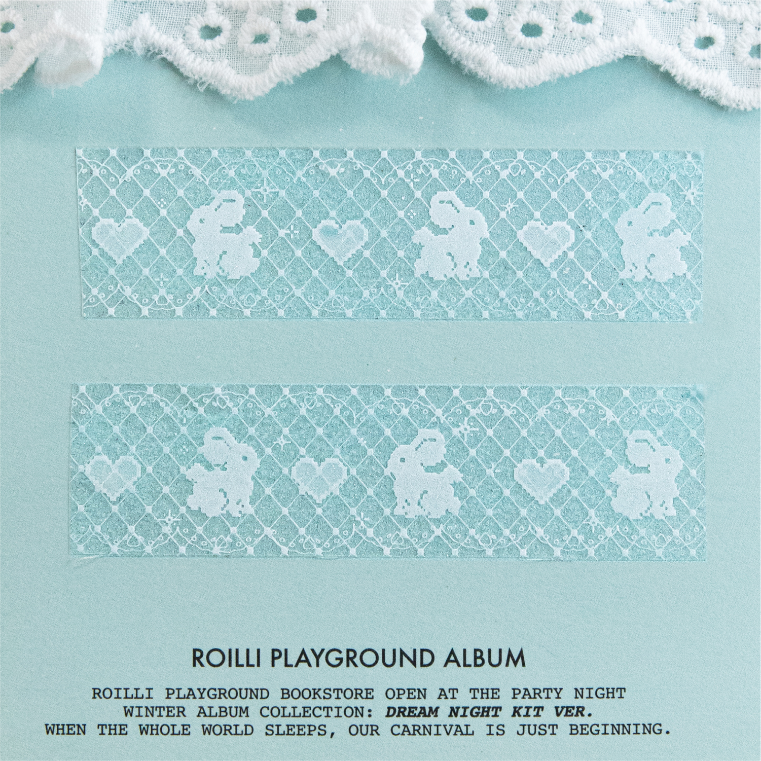 20/30mm*2m lace border PET Tap - Art Craft Journals ulasan dan harga