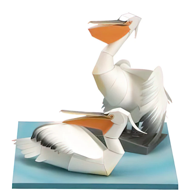 Dalmatian Pelican Origami Art  - Art Craft Center ulasan dan harga