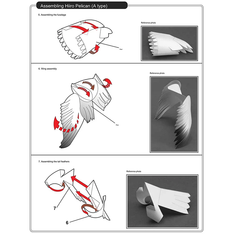 Dalmatian Pelican Origami Art  - Art Craft Center ulasan dan harga