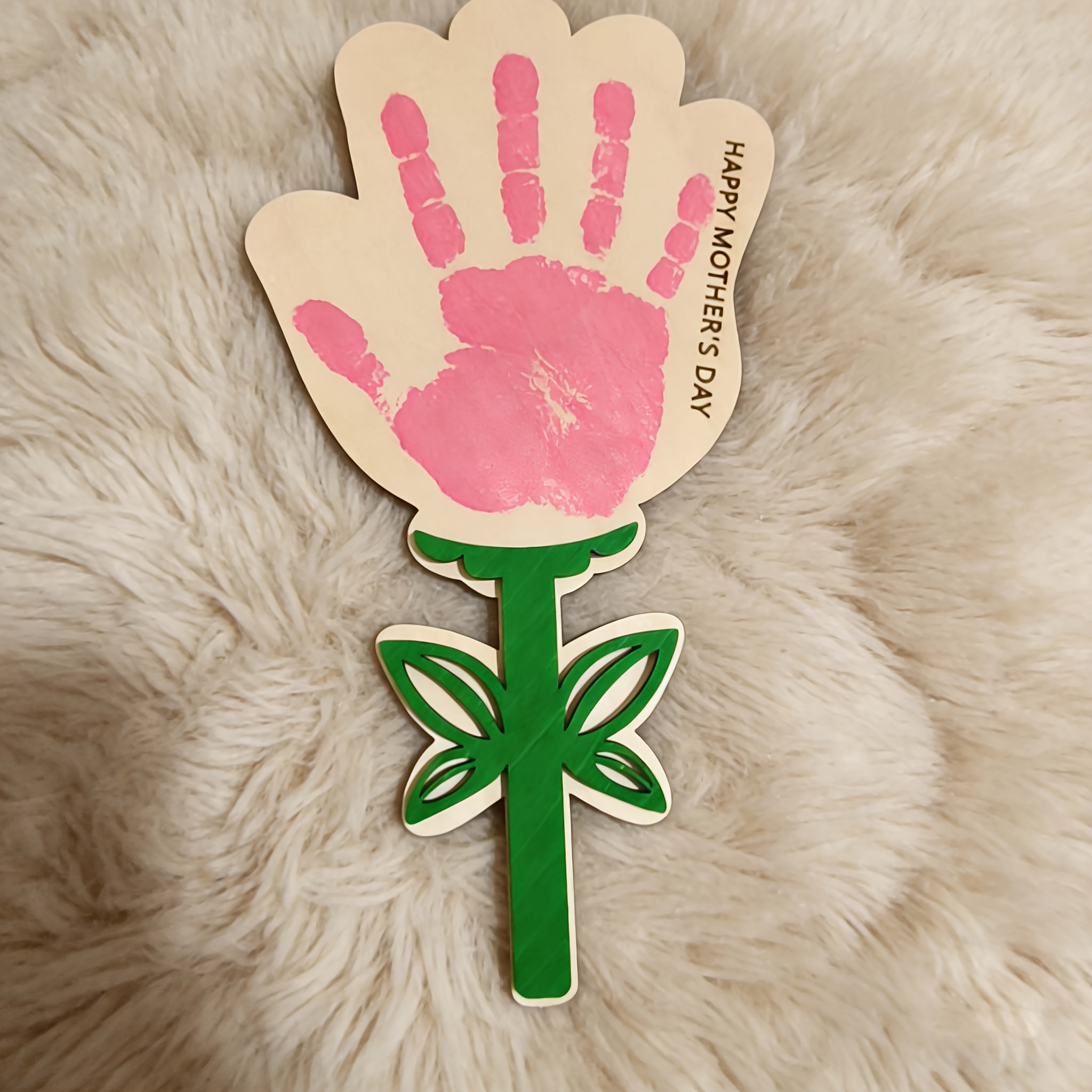 Mother’s Day Wooden Handprint  - Art Craft Mother'S Day ulasan dan harga