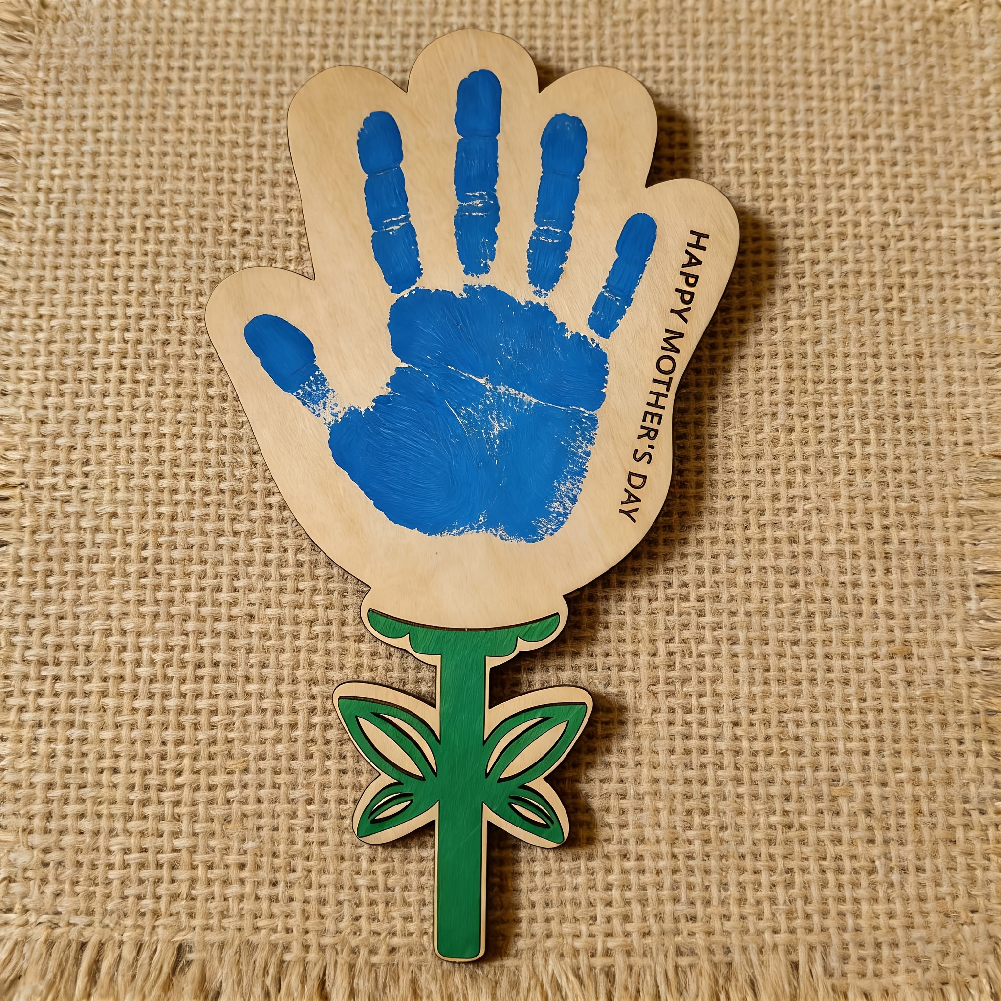 Mother’s Day Wooden Handprint  - Art Craft Mother'S Day ulasan dan harga