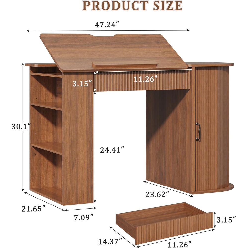 Storage Cabinet Desk with Draw - Art & Craft Zone ulasan dan harga