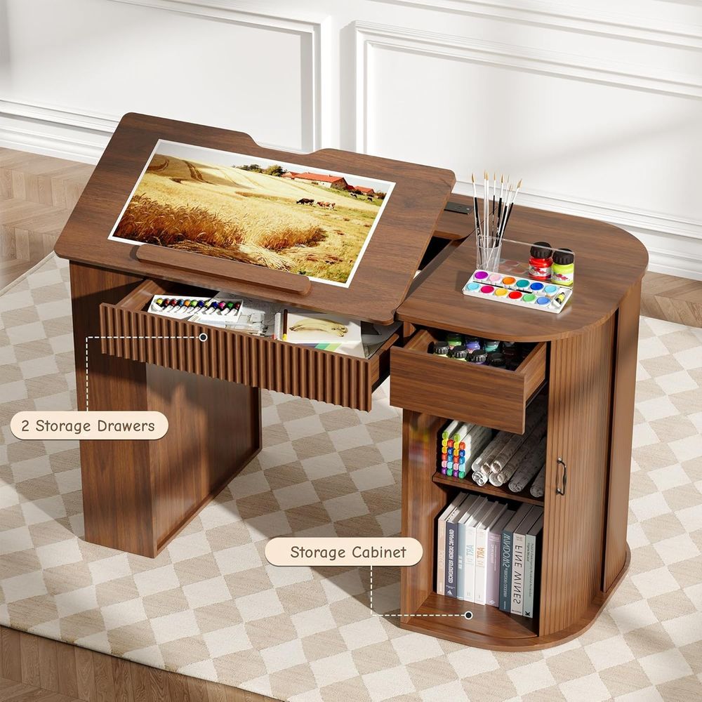 Storage Cabinet Desk with Draw - Art & Craft Zone ulasan dan harga