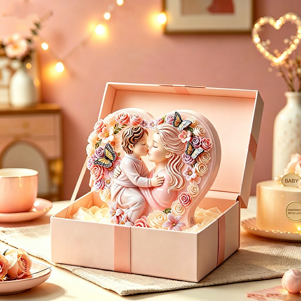 3D Mother Childs Silicone Mold - Art Craft Mother'S Day ulasan dan harga