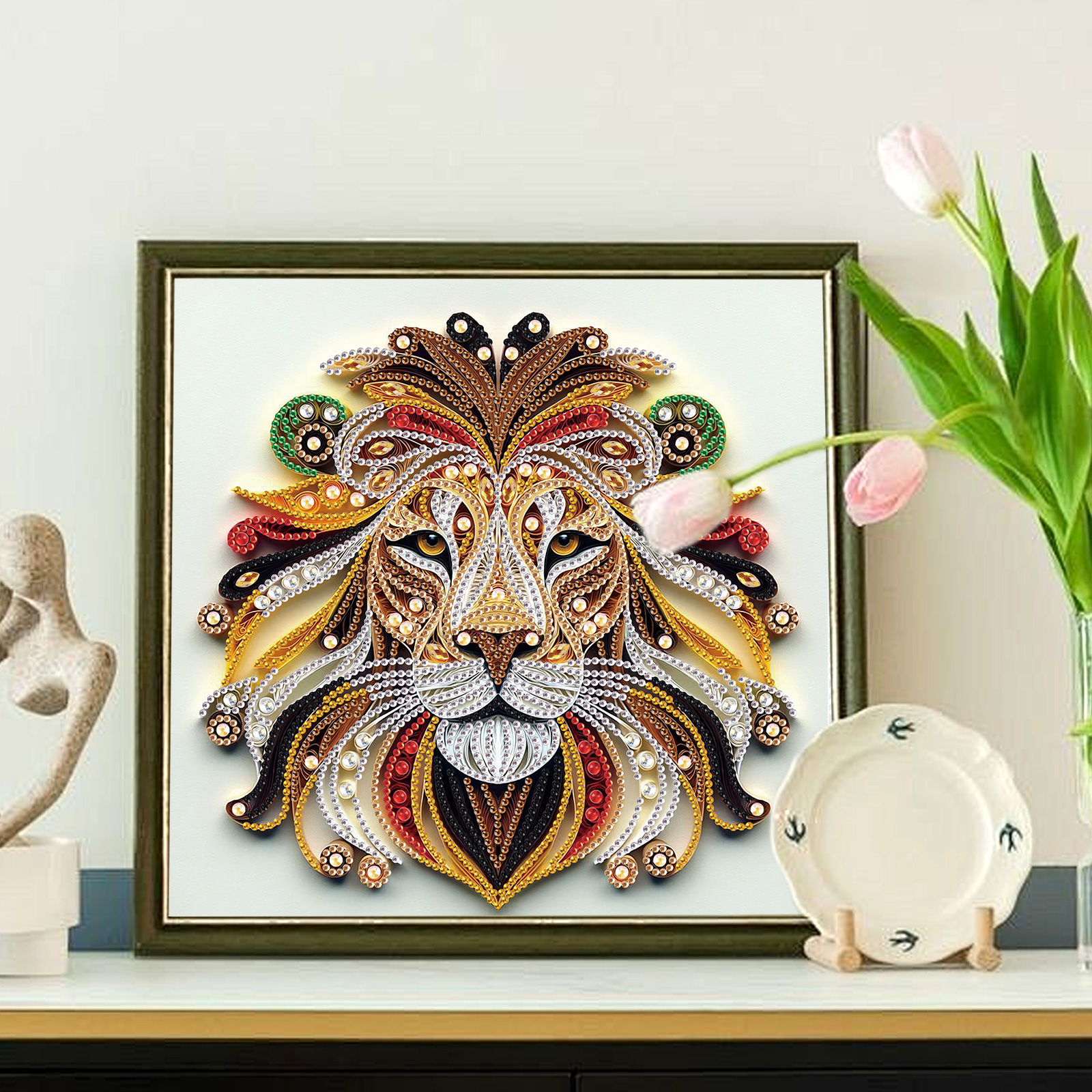 Special Shape Diamond Kits for - Art Craft Lion ulasan dan harga