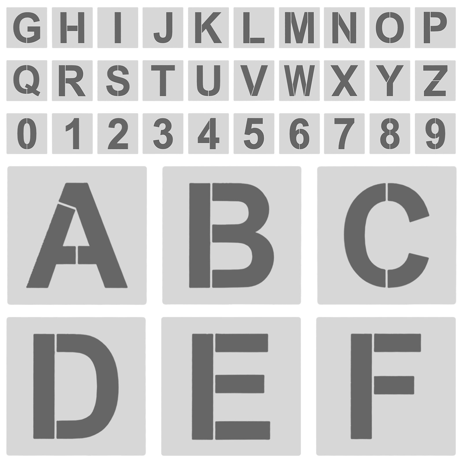 1Set Reusable Plastic Alphabet - Letter S Art Craft ulasan dan harga