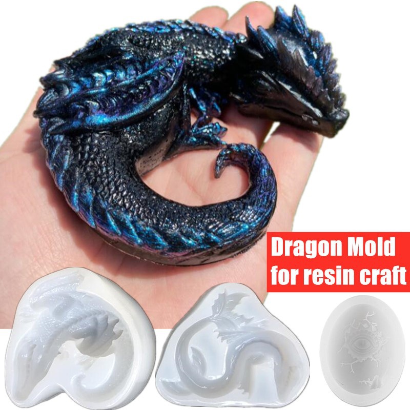 3 Styles Mirror Sleepy Dragon  - Dinosaur And Craft ulasan dan harga