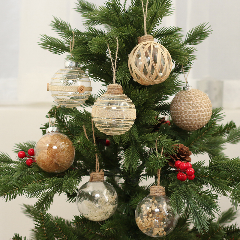 Clear Christmas Ball Ornaments - Art And Craft Xmas Tree ulasan dan harga